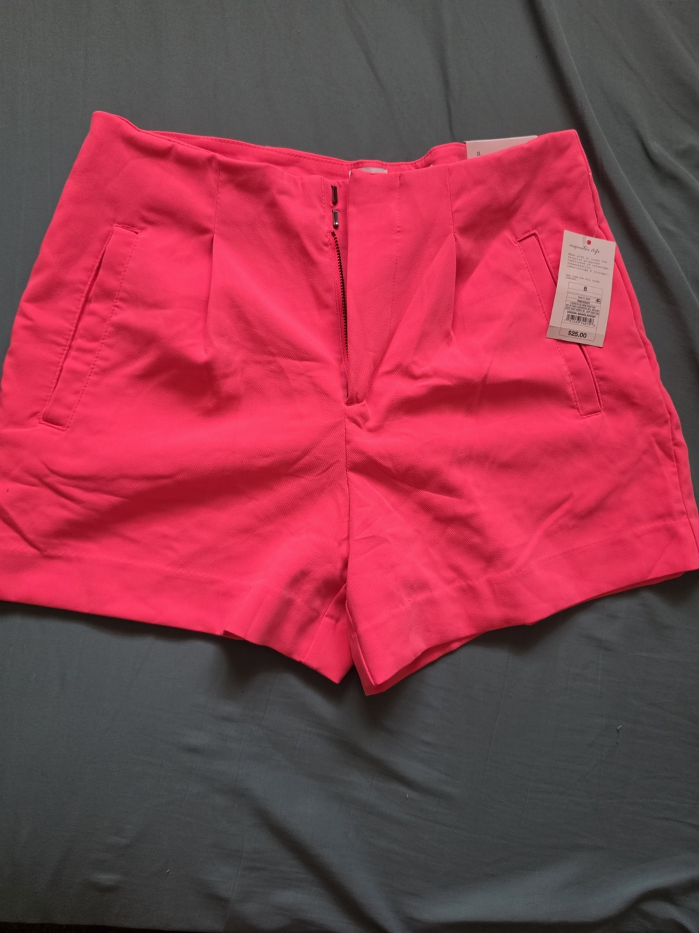 a new day Hot Pink High-Waist Women’s Shorts